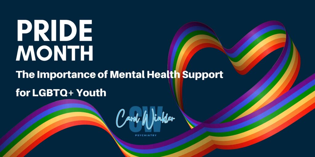 LGBTQ+ youth mental health support